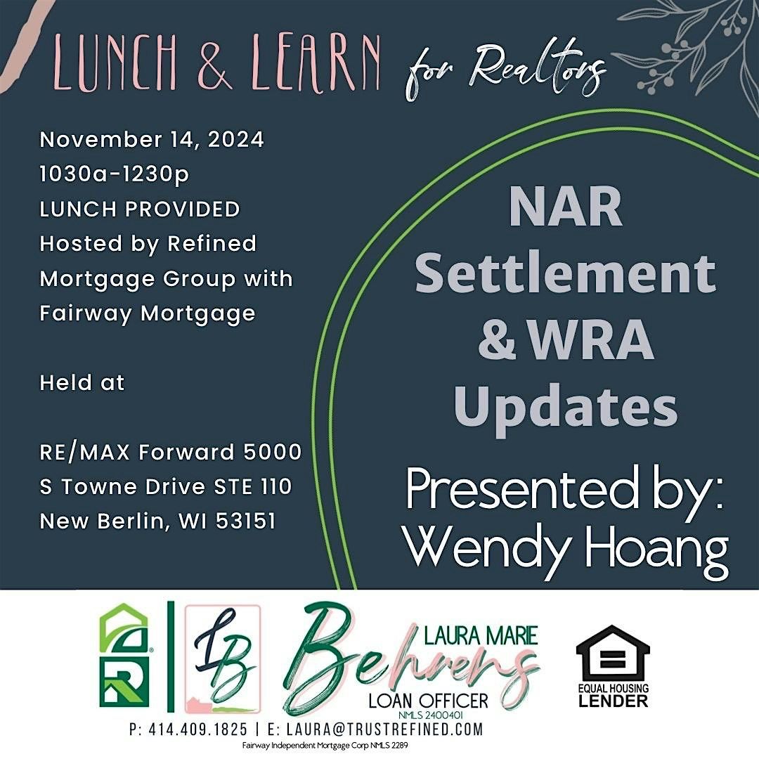 NAR Settlement & All Things WRA Updates