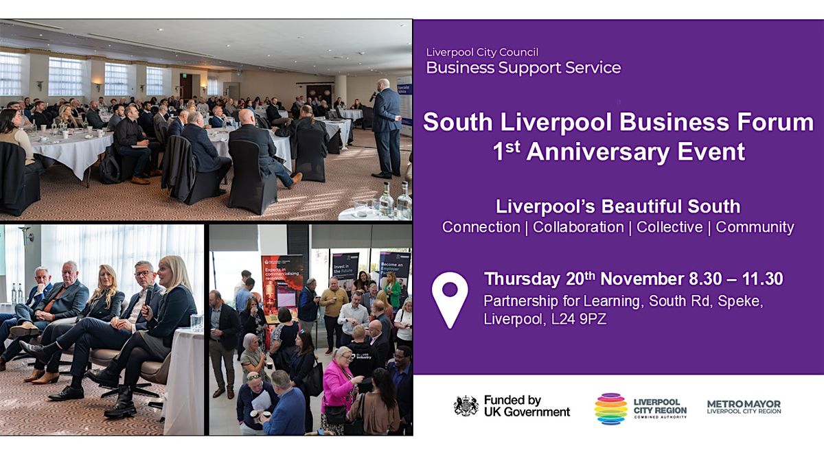 South Liverpool Business Forum 1st Anniversary Event