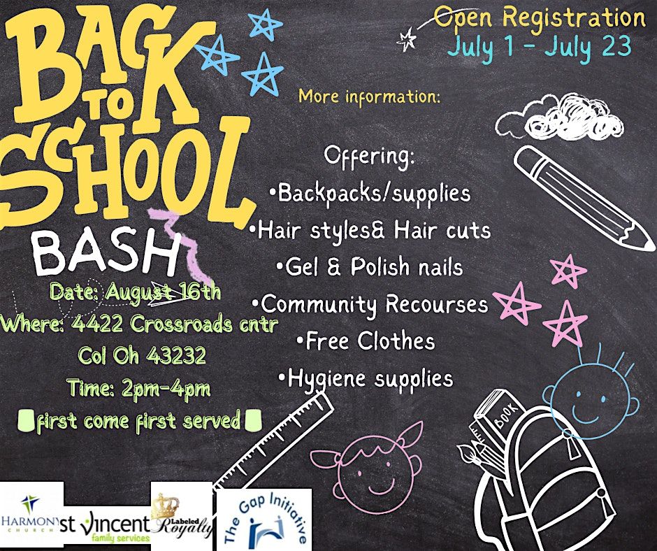 Back to school Bash