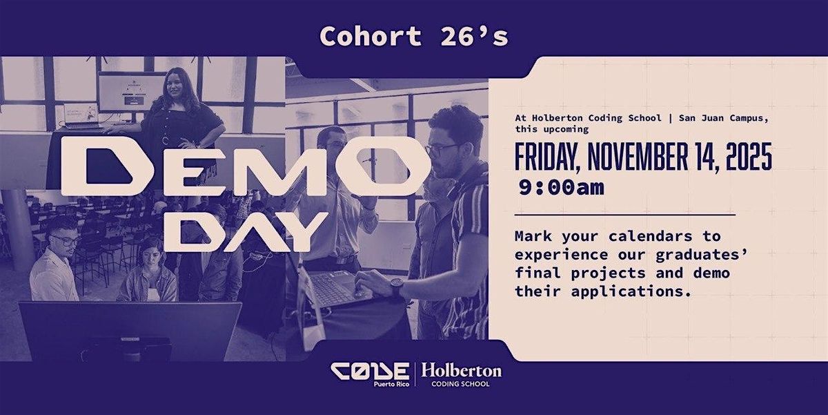 Demo Day at Holberton Coding School Puerto Rico