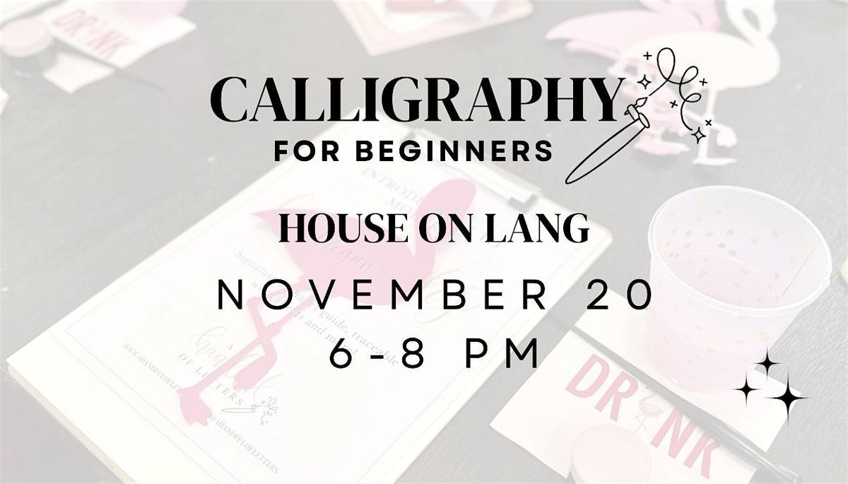 Introduction to Calligraphy