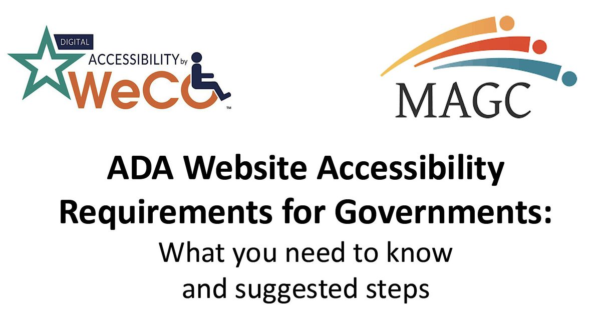 ADA Website  Accessibility Requirements for GOVERNMENTS