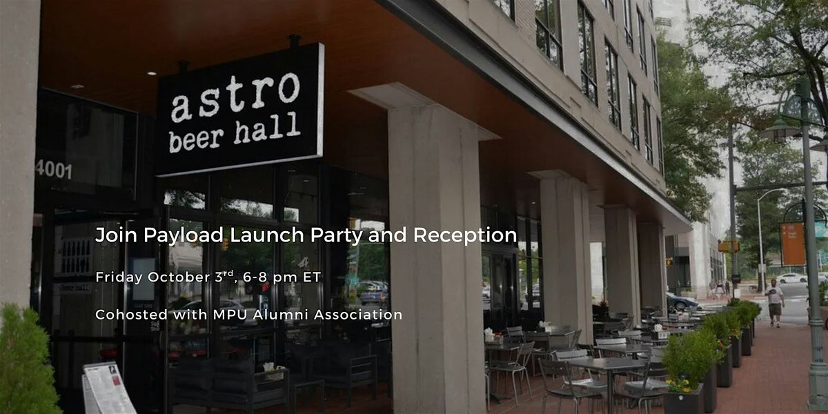 Payload Launch Party and WSW Networking Event