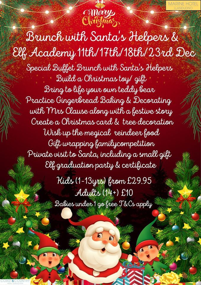 Brunch with Santa's Helpers & Elf Academy