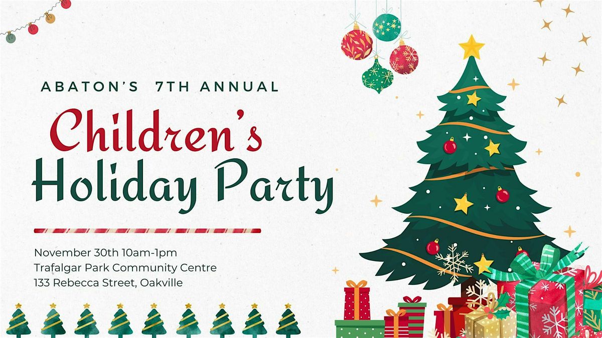 Abaton's 7th Annual Children's Holiday Party