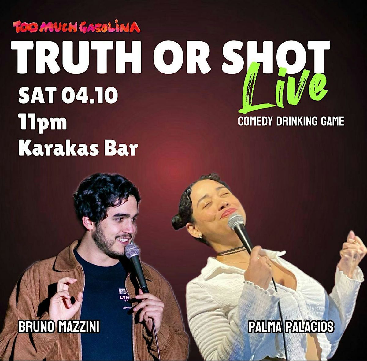 Truth or Shot - Live Comedy Drinking Game