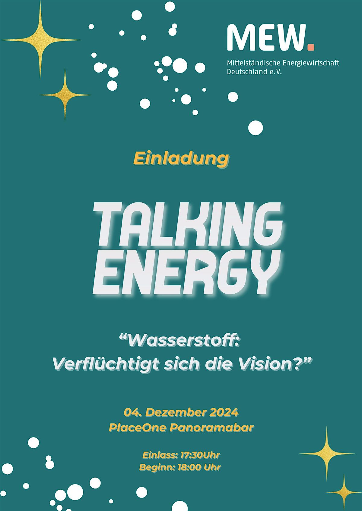 Talking Energy - Wasserstoff: Verfl\u00fcchtigt sich die Vision?