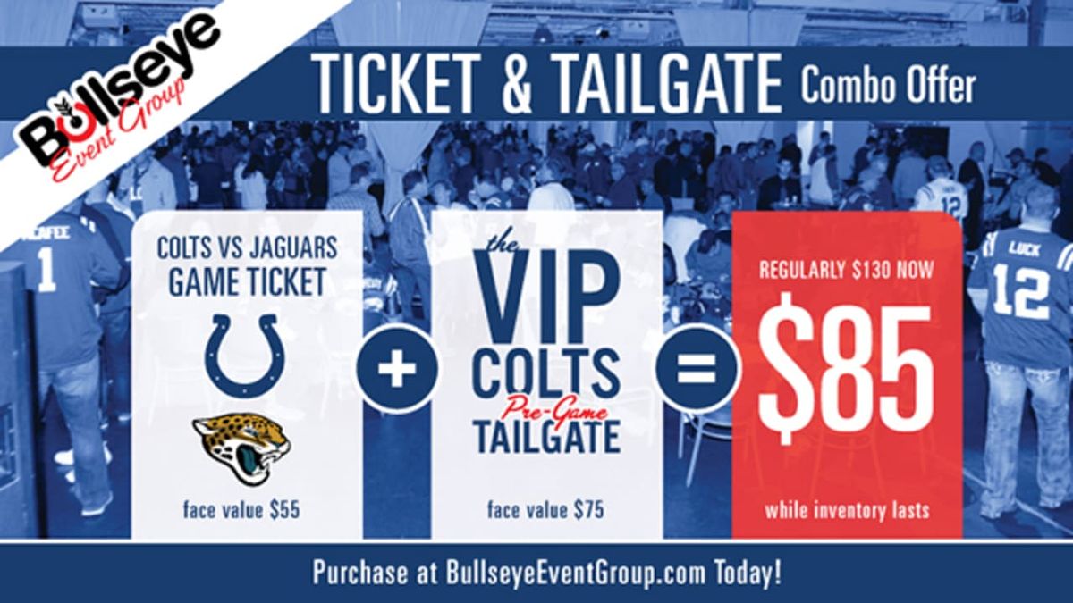 VIP Tailgate Party: Indianapolis Colts at Kansas City Chiefs