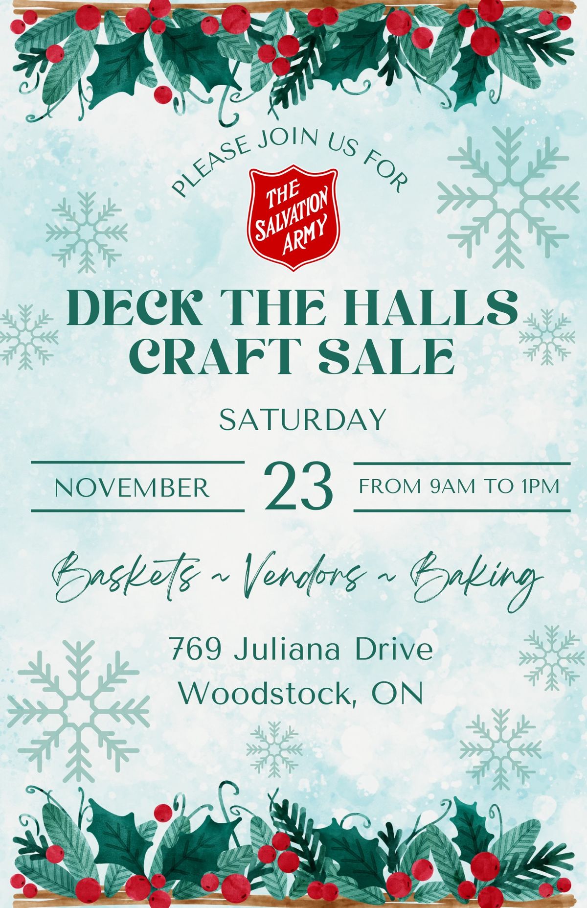 Deck the Halls Craft Sale