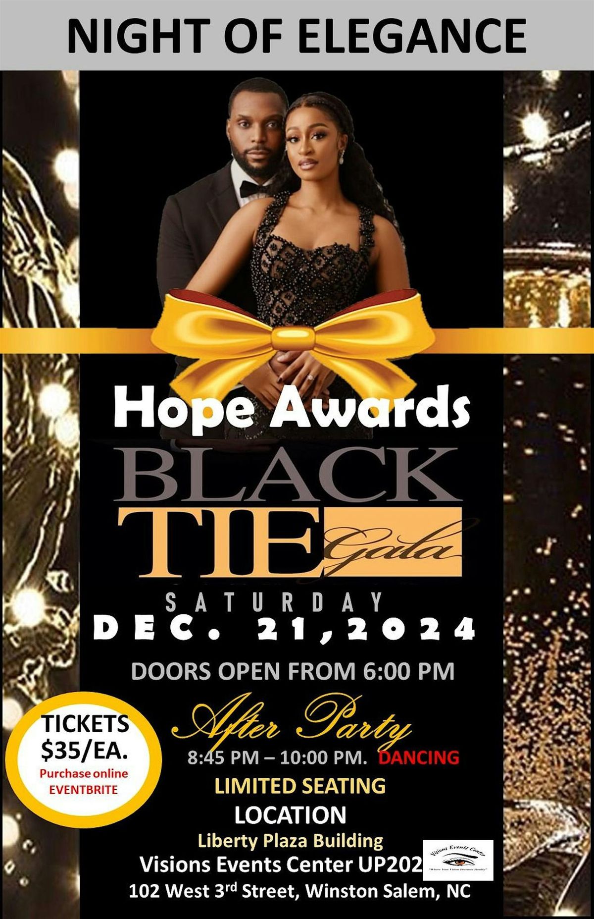 BLACK TIE GALA PRESENTS HOPE AWARDS