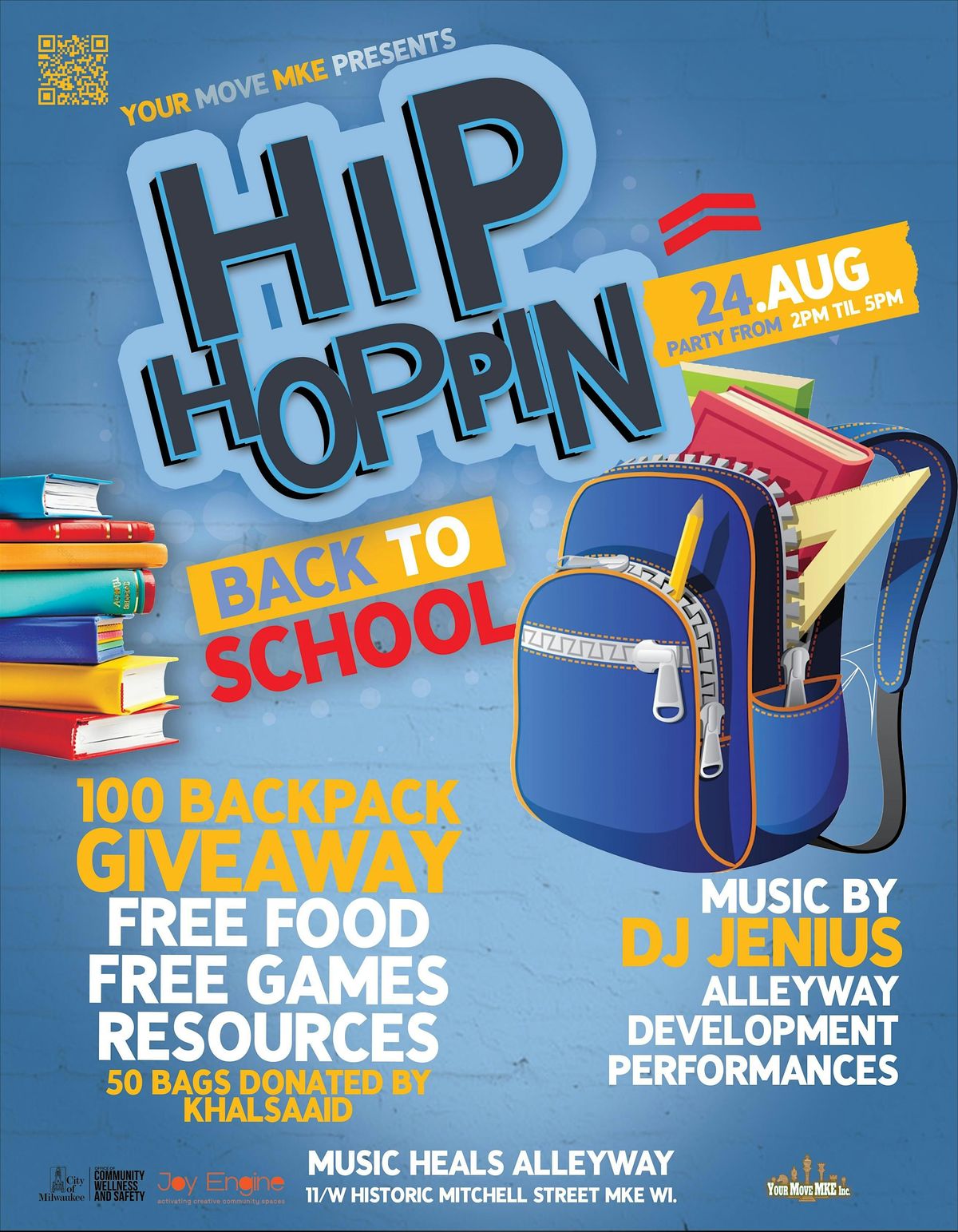 4th Annual Hip Hoppin' Back To School