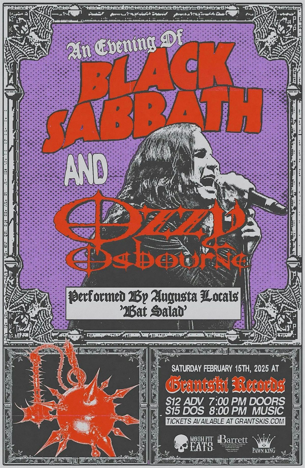 An Evening of Black Sabbath and Ozzy Osbourne Performed by Bat Salad