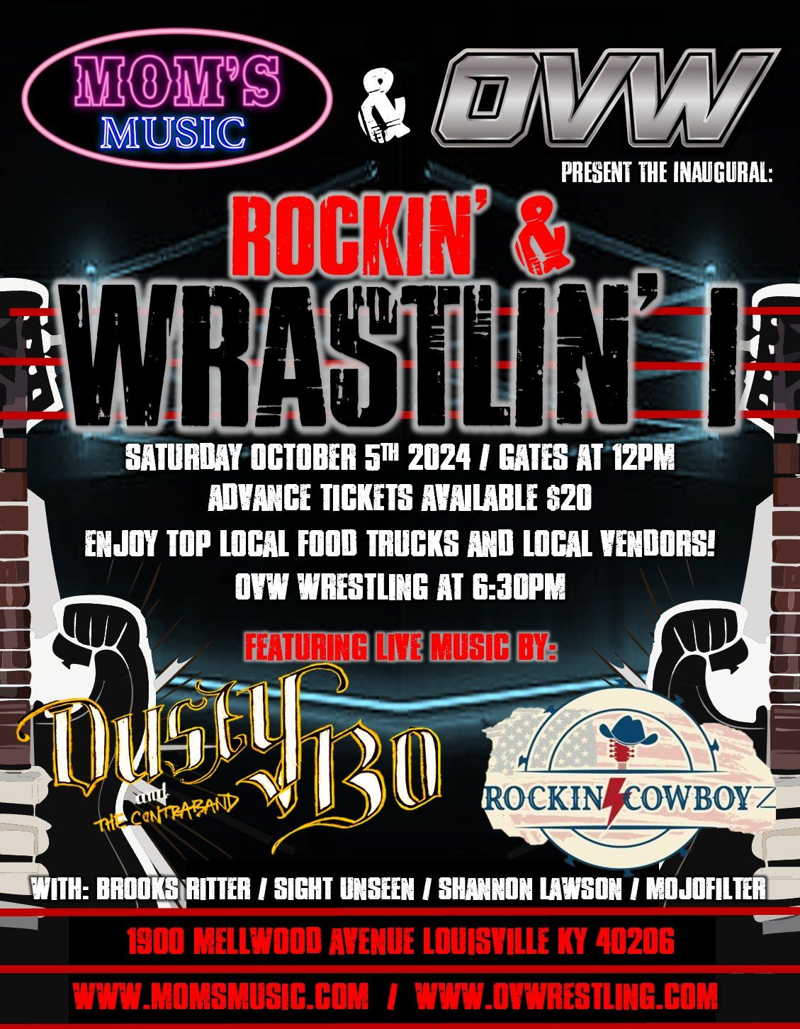 Mom's Music & Ohio Valley Wrestling Present: Rockin' & Wrastlin' I