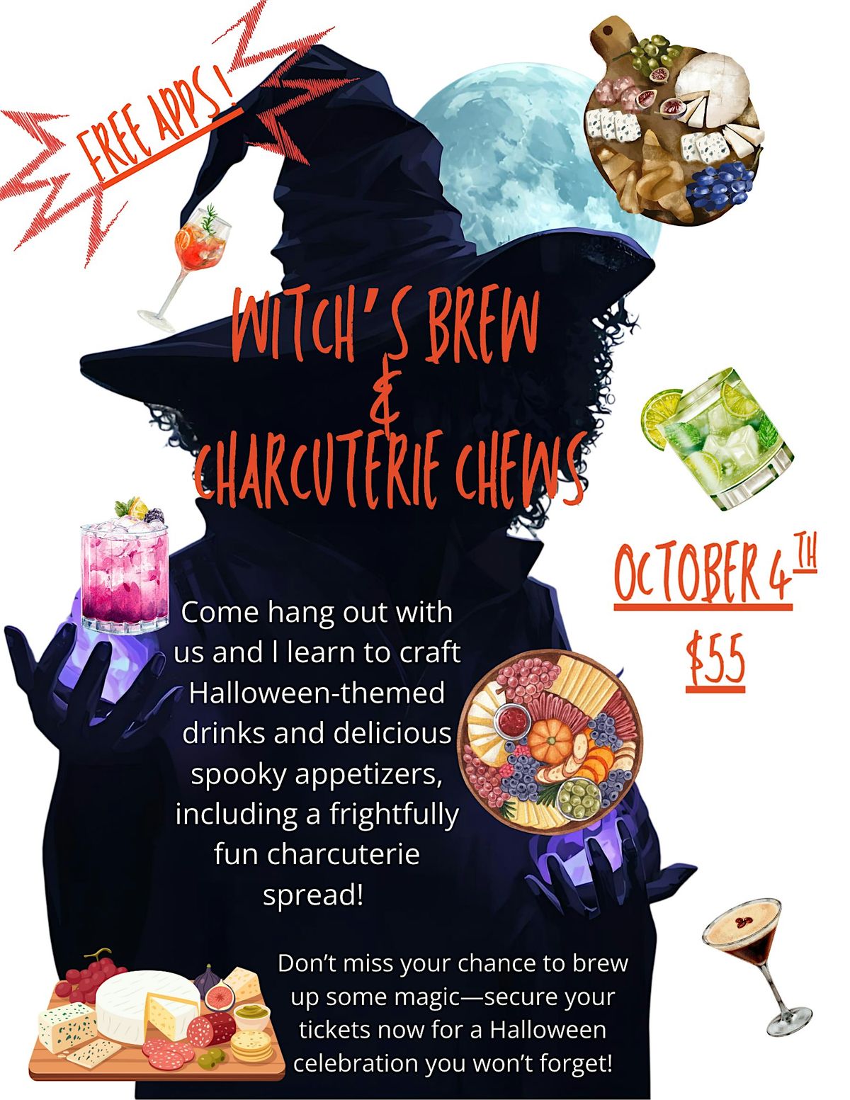 Dining on the Darkside: Witch\u2019s Brew & Charcuterie Chews