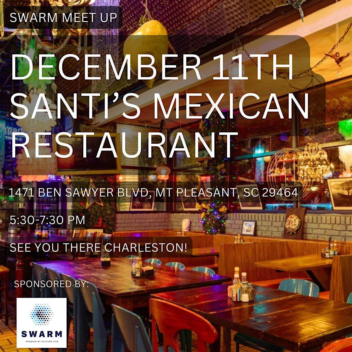 Charleston SWARM Happy Hour - December 11th