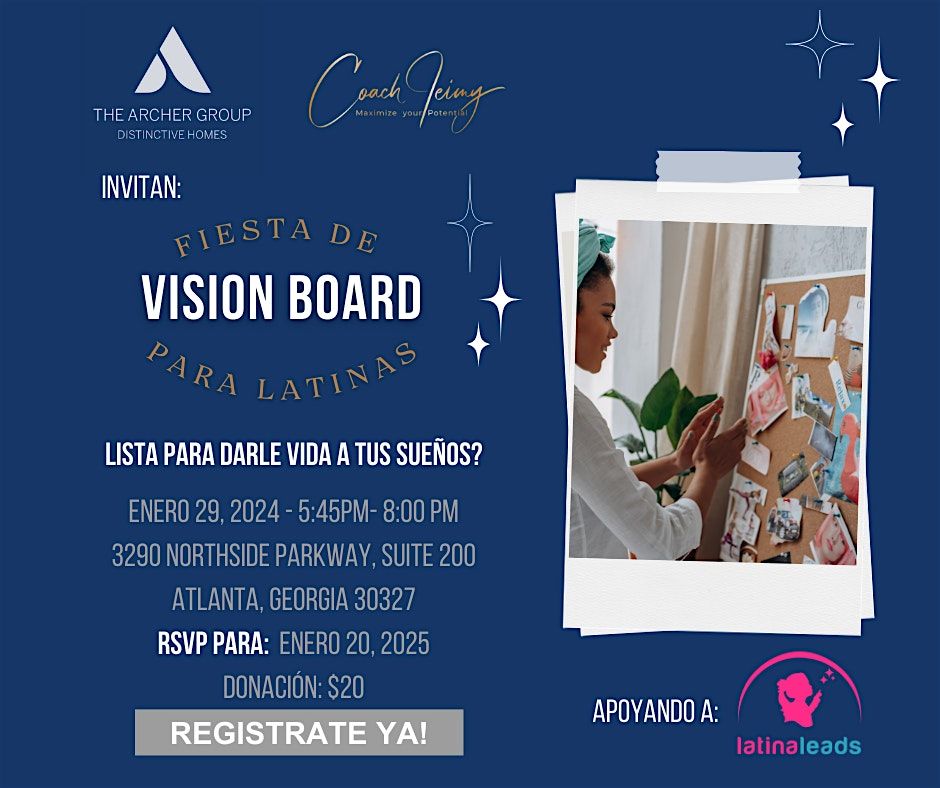 Fiesta de Vision Board Para Latinas