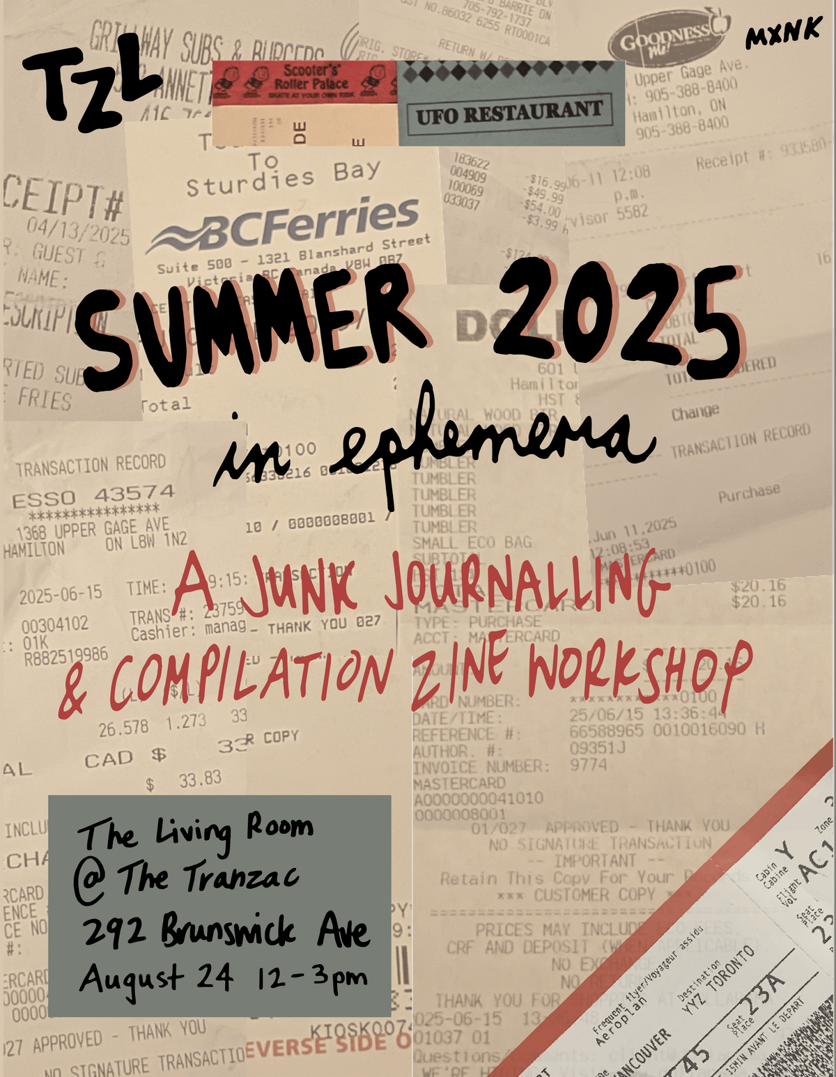 Summer 2025 in Ephemera: A Junk Journaling Zine Workshop