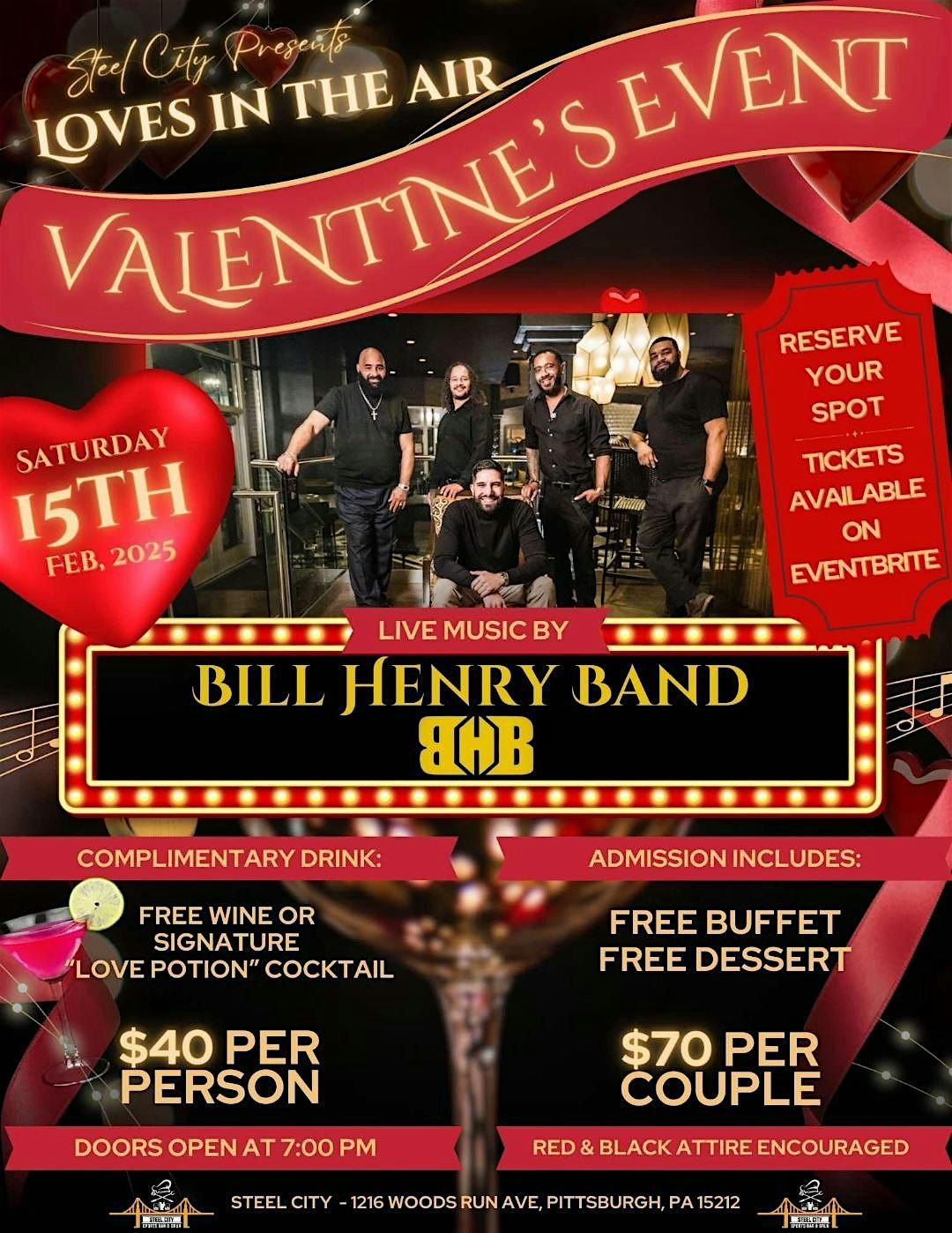 Valentine's Day Dinner & Live Music