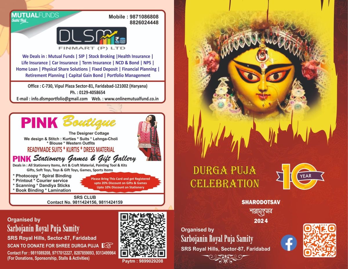 Celebrating 10th Year Durga Puja 2024