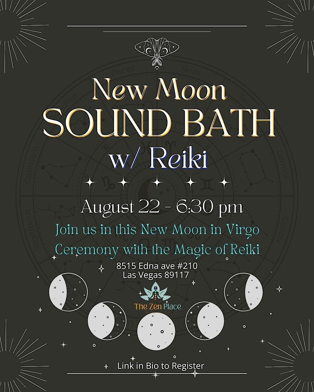 New Moon Sound Bath w\/ Reiki