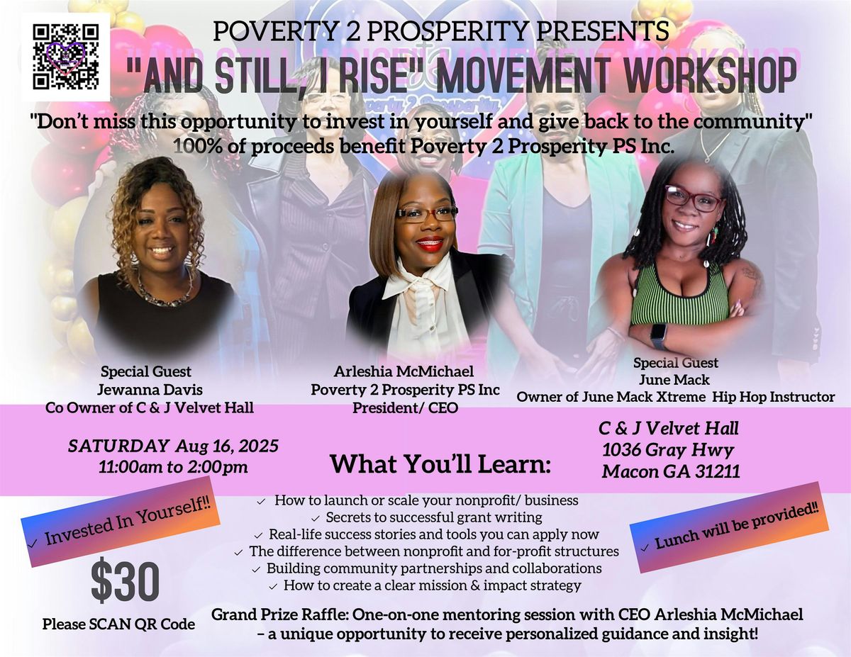 "And Still, I Rise" Movement Workshop