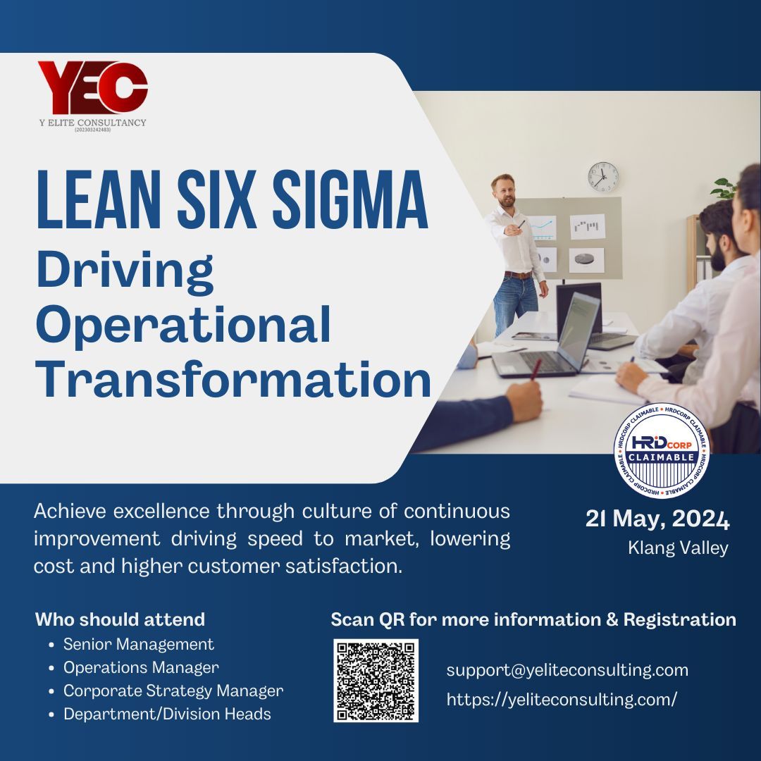 Training : Lean Six Sigma Driving Operational Transformation
