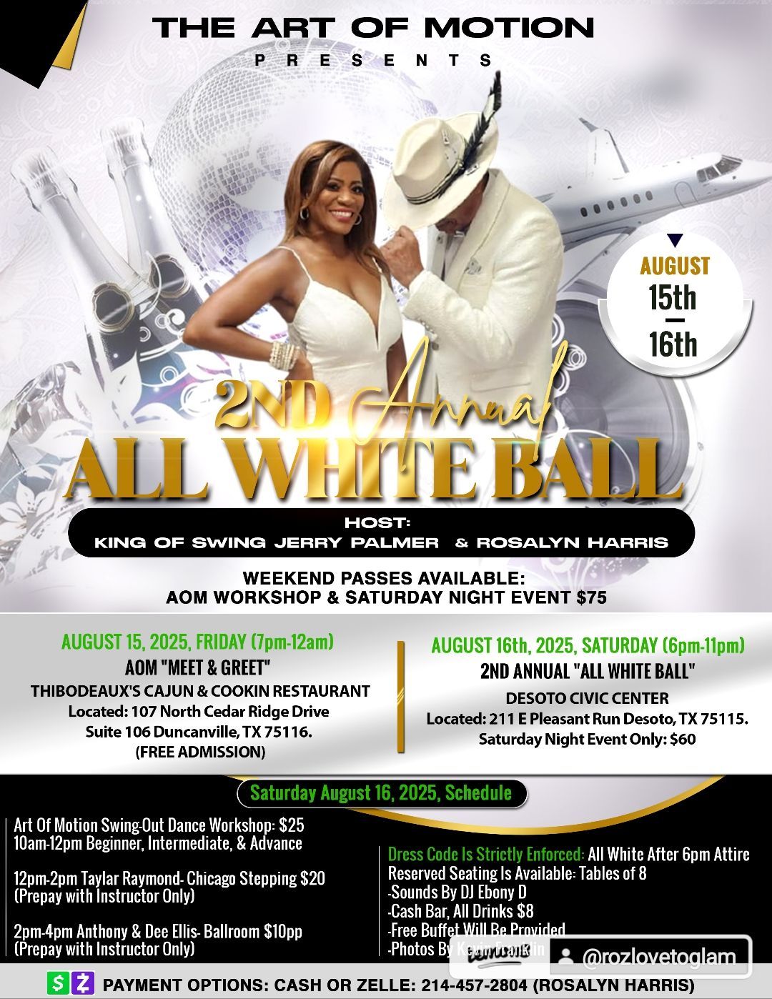 2nd Annual Art Of Motion "All White Ball"