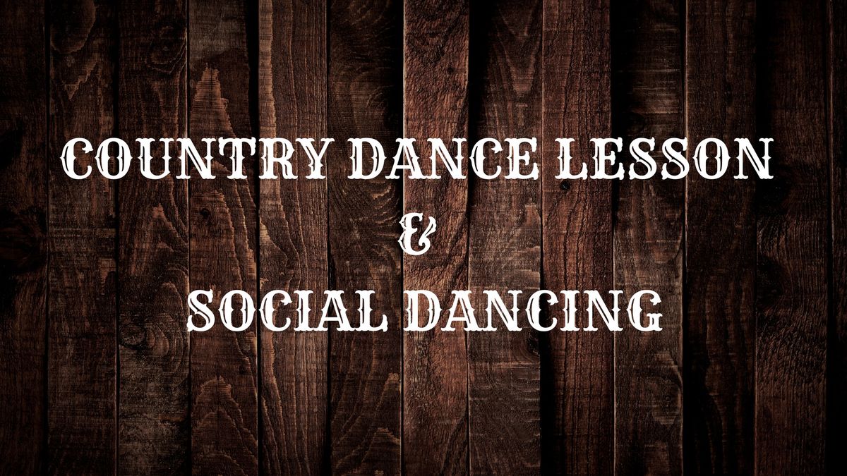 Country Dance Lesson & Social Dancing