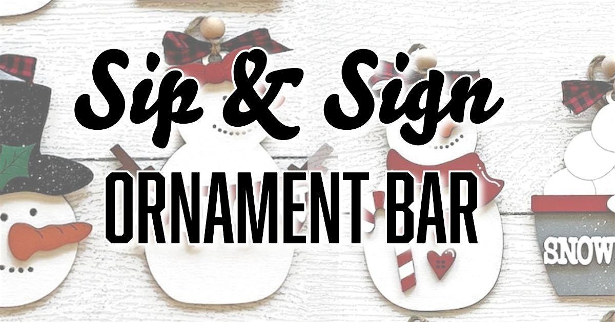 Sunday Brunch Paint Party At Underdog On 22 - DIY Ornaments