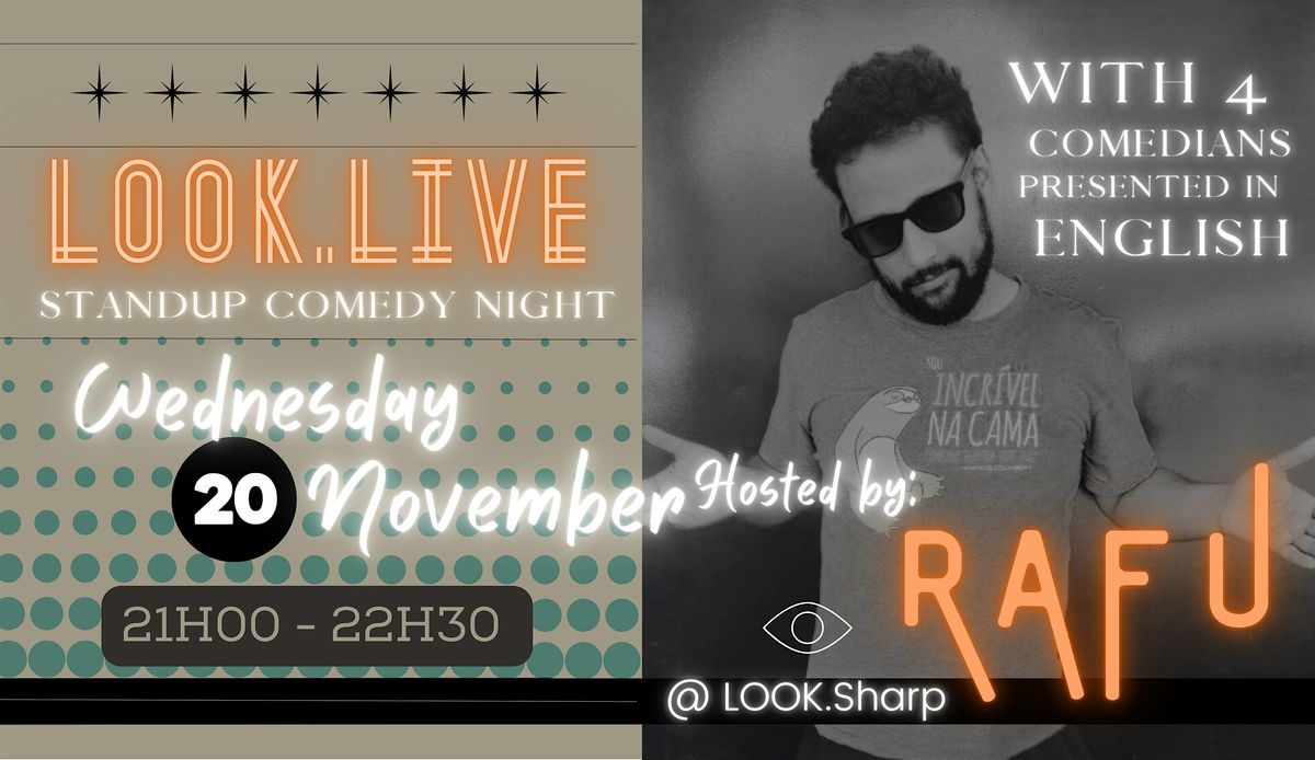 LOOK.Live STANDUP COMEDY Night @ LOOK.Sharp