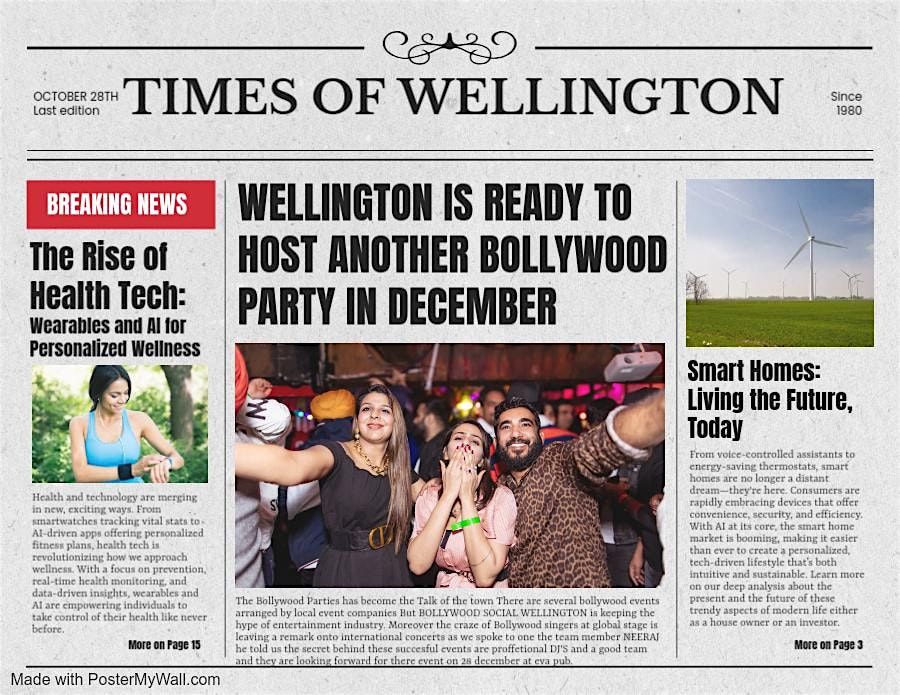 BOLLYWOOD PARTY WELLINGTON