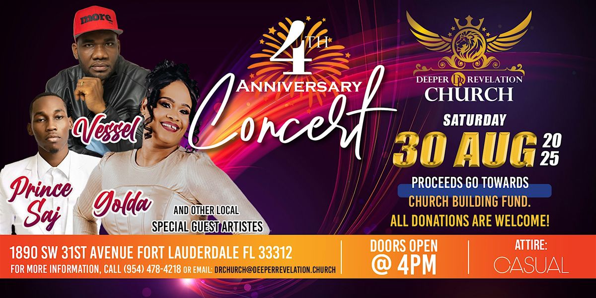4th Church Anniversary Celebration Concert