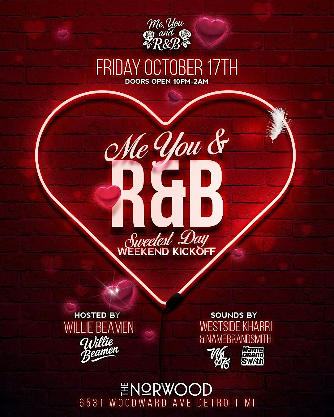 Me, You and R&B Sweetest Day Weekend Kickoff