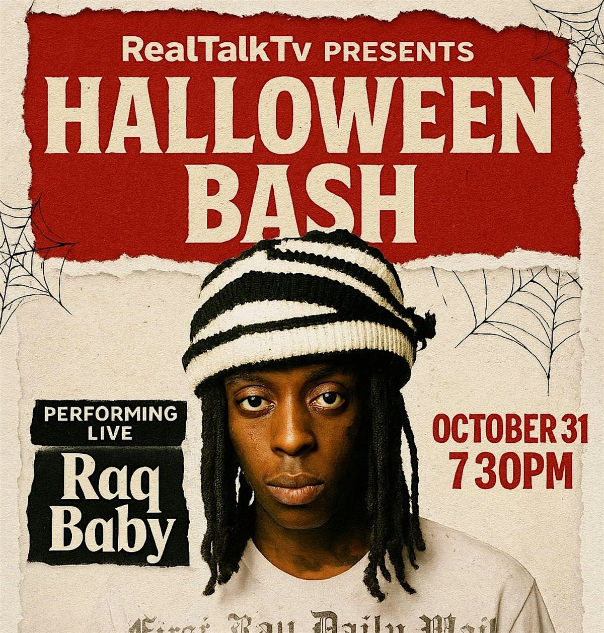 RealTalkTv Halloween Bash ft. Raq Baby