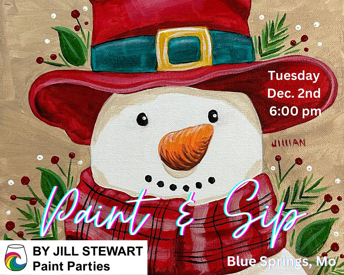 Holiday Snowman Paint Party