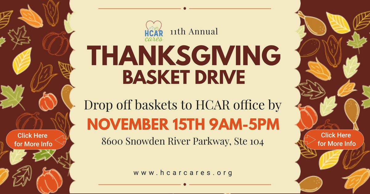 2024 Thanksgiving Basket Drive