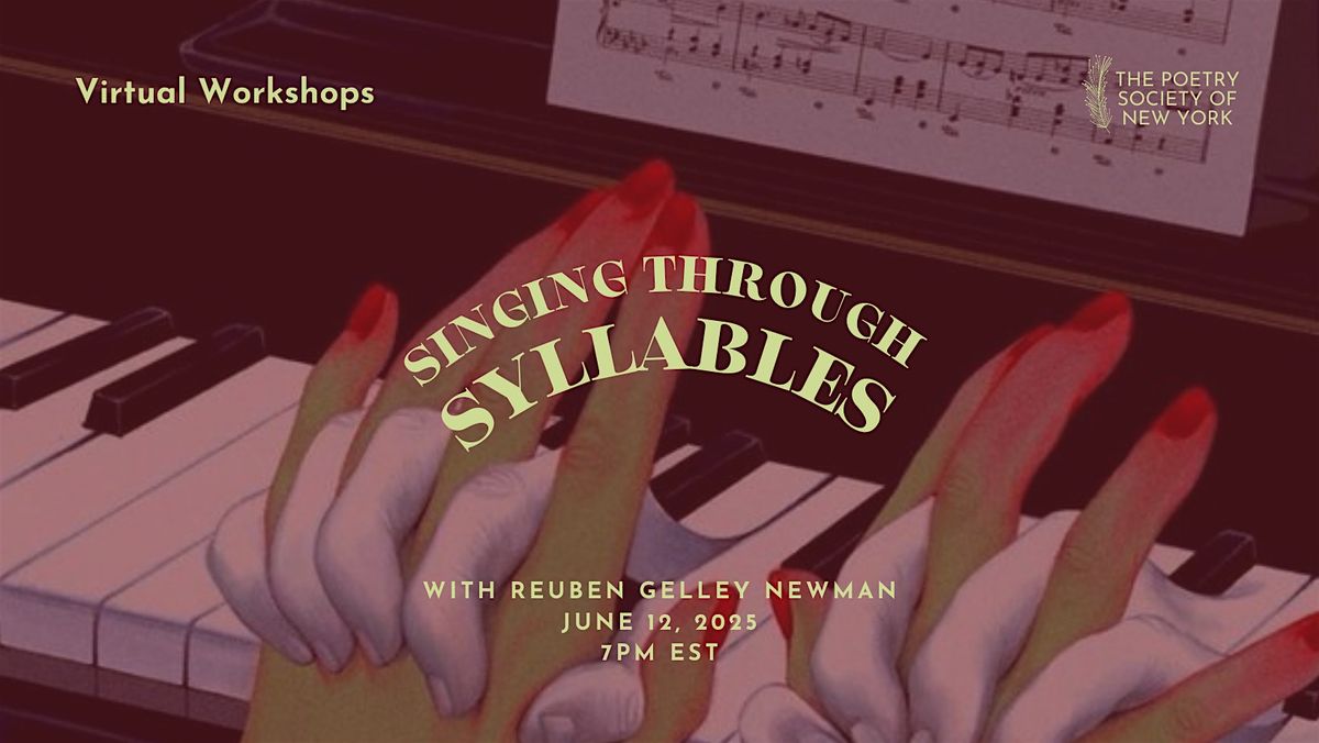 PSNY Virtual Workshop: Singing through Syllables