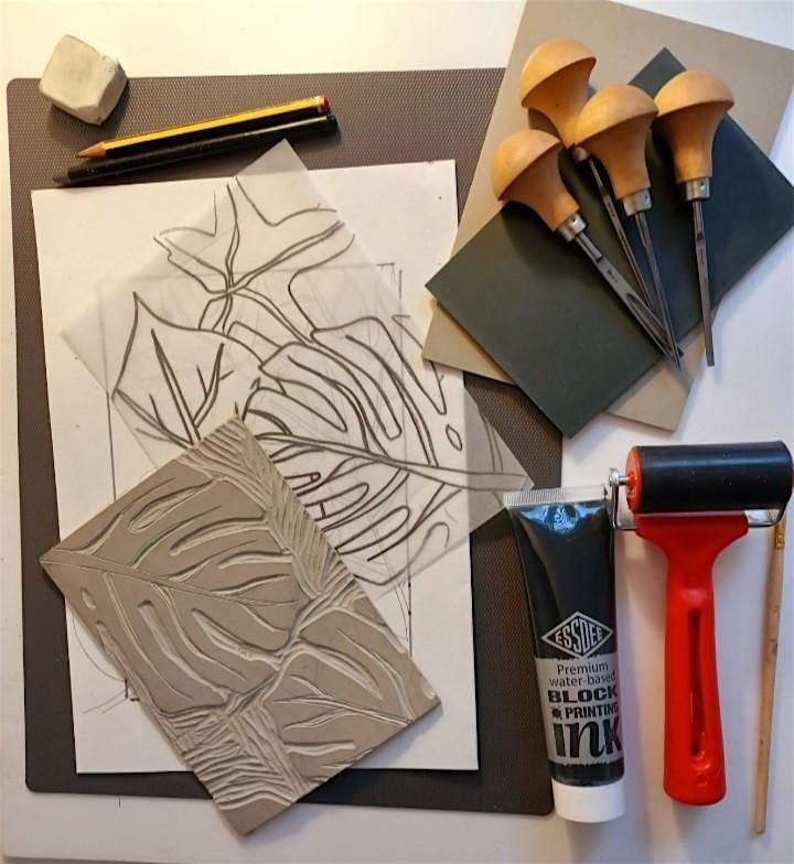 Lino printing Workshop.