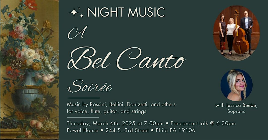 PhilaLandmarks Early Music Series Presents Night Music