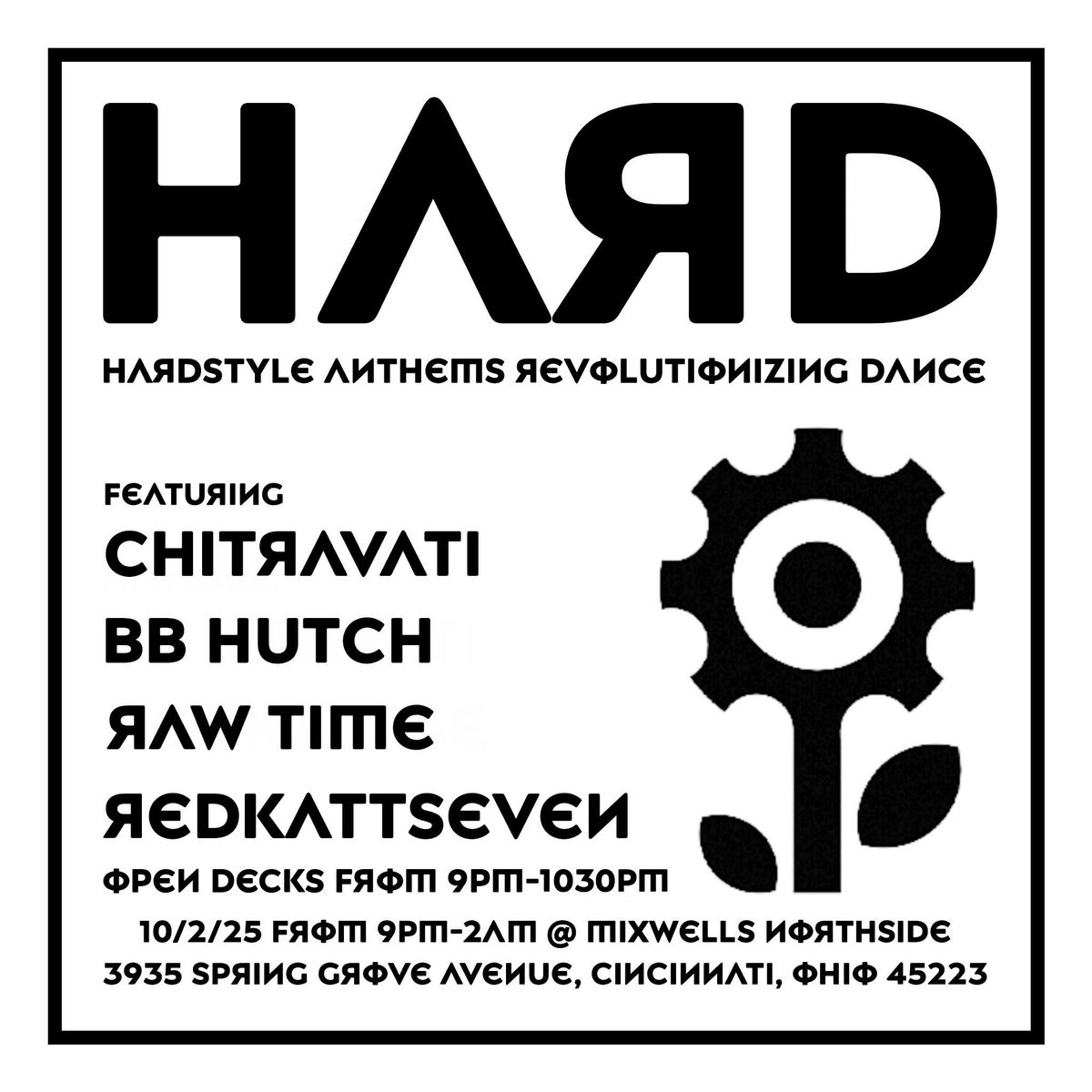 HARD7 featuring Chitravati, BB Hutch, Raw Time  and redkattseven