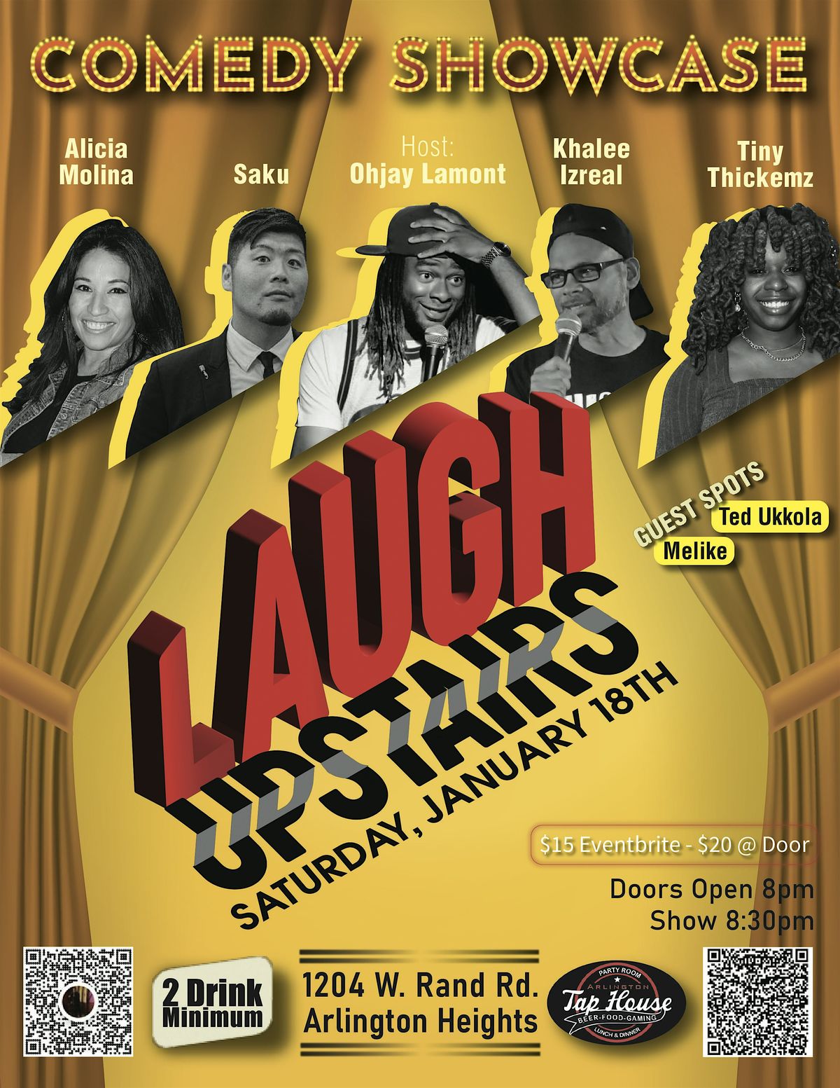 LAUGH UPSTAIRS COMEDY SHOWCASE