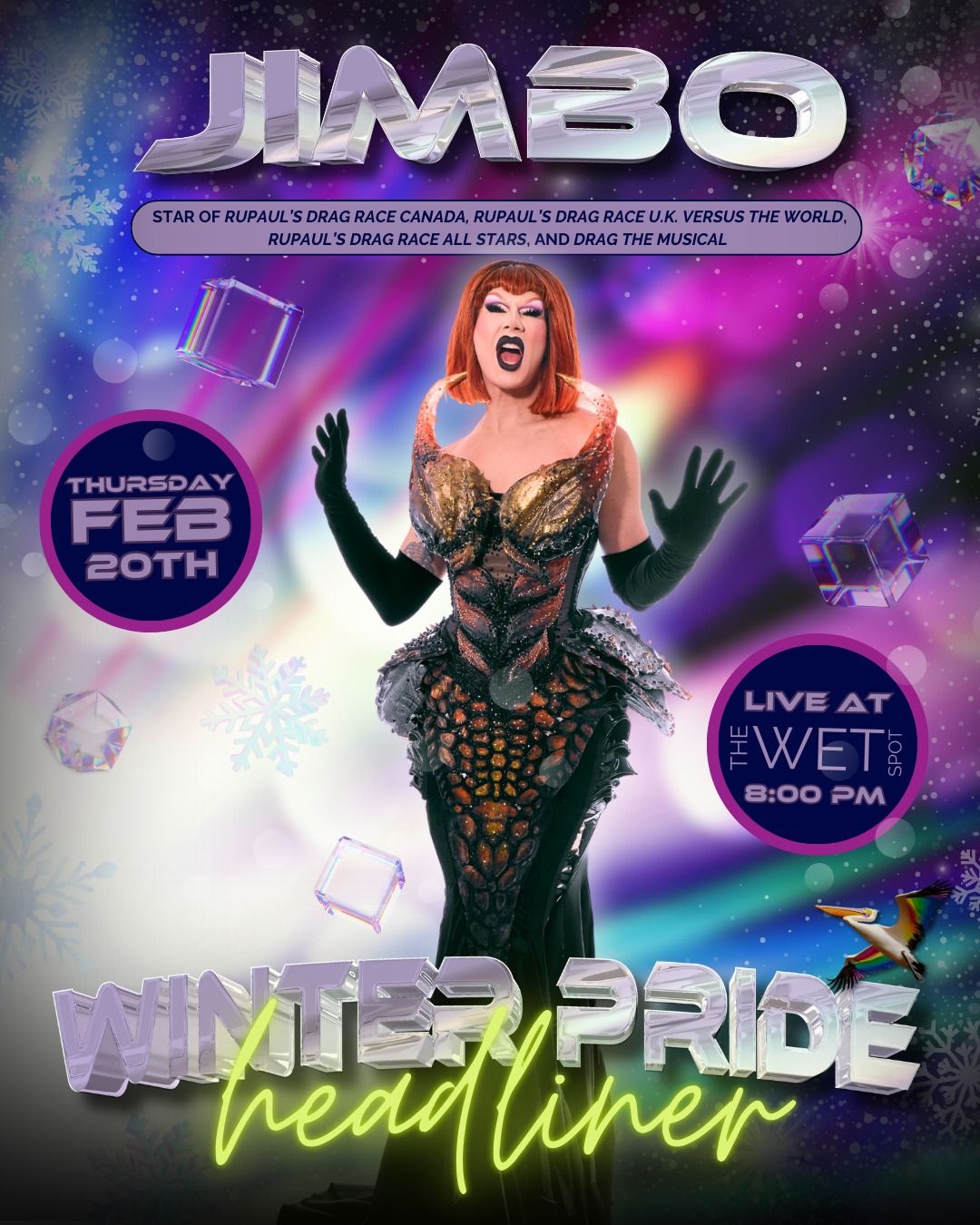 Winter Pride: Jimbo LIVE at The Wet Spot!