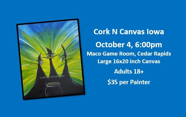 Moco Game Room - 3witches-Cork N Canvas Iowa