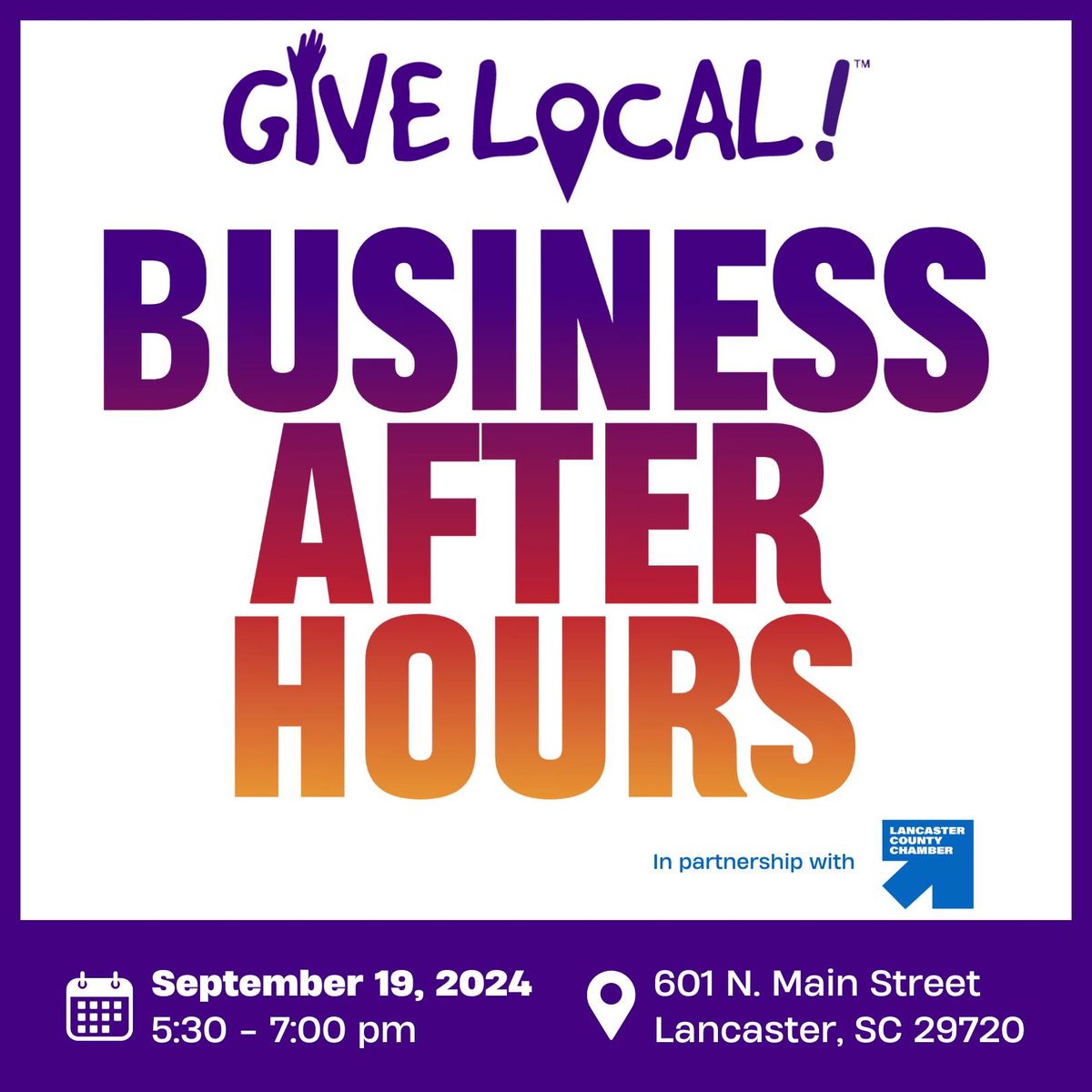 Give Local! Business After Hours