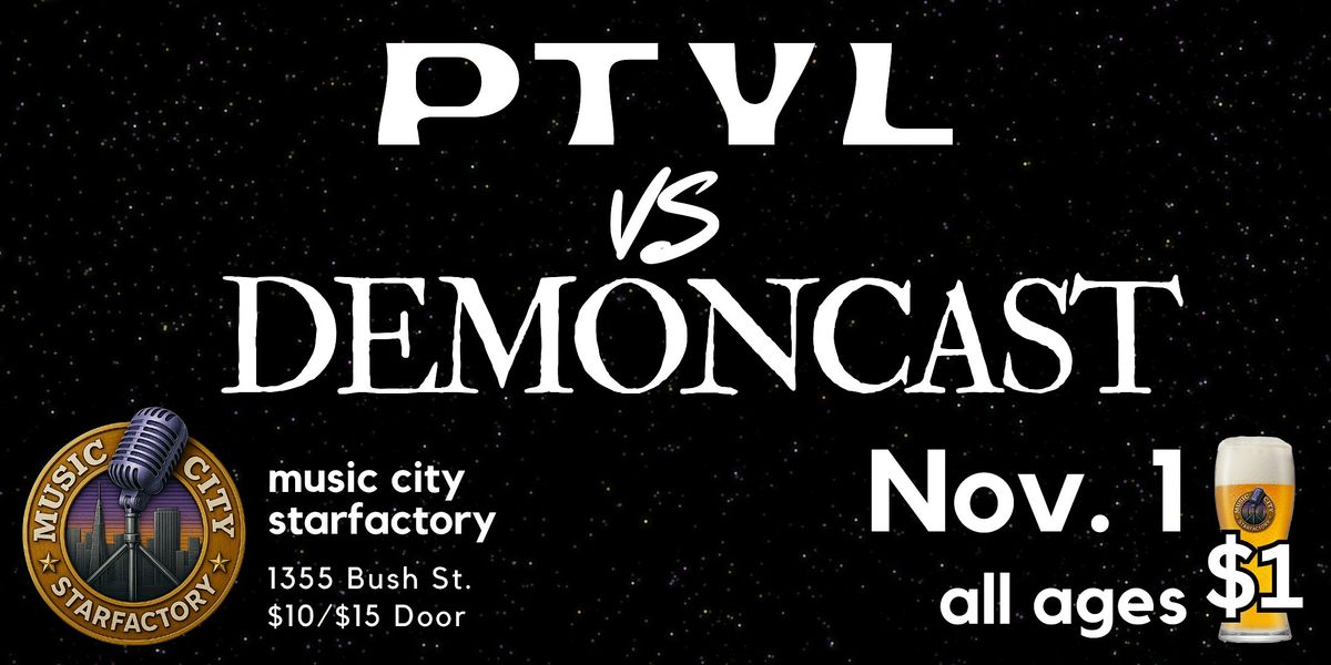 Ptyl vs Demoncast -Live at Music City Starfactory |Industrial Goth Darkwave