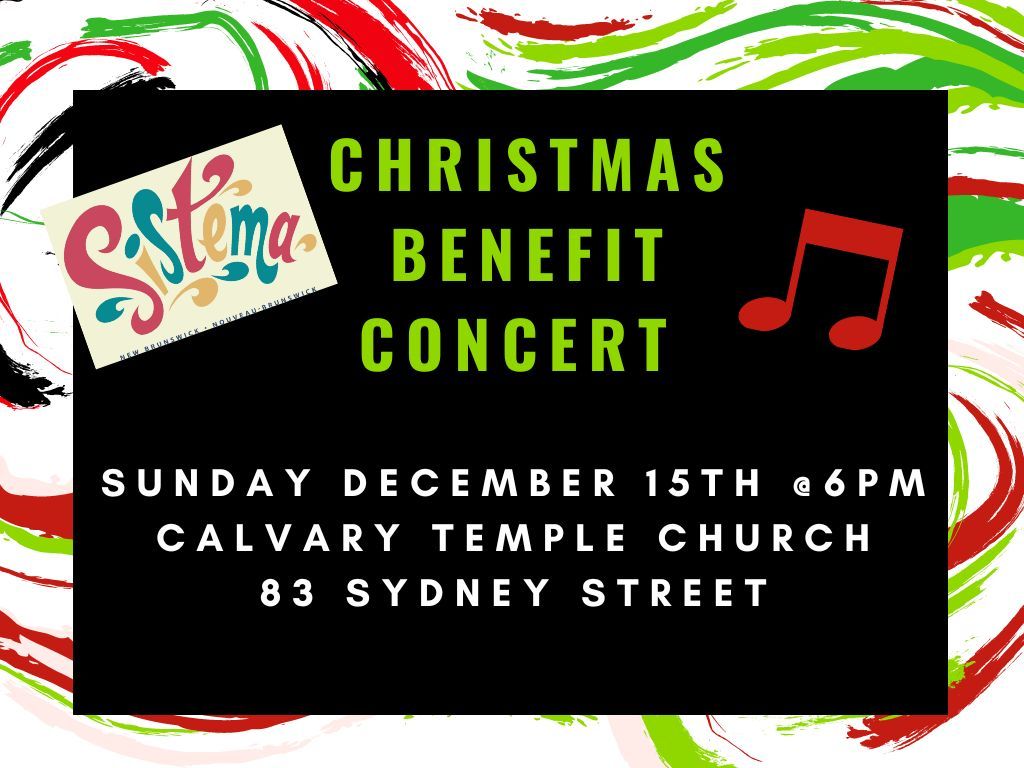 Christmas Benefit Concert for Sistema New Brunswick