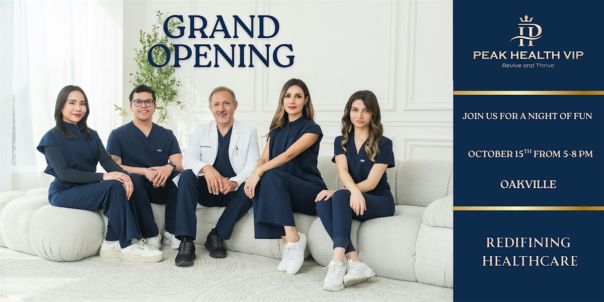 Join us for The Grand Opening of Peak Health VIP