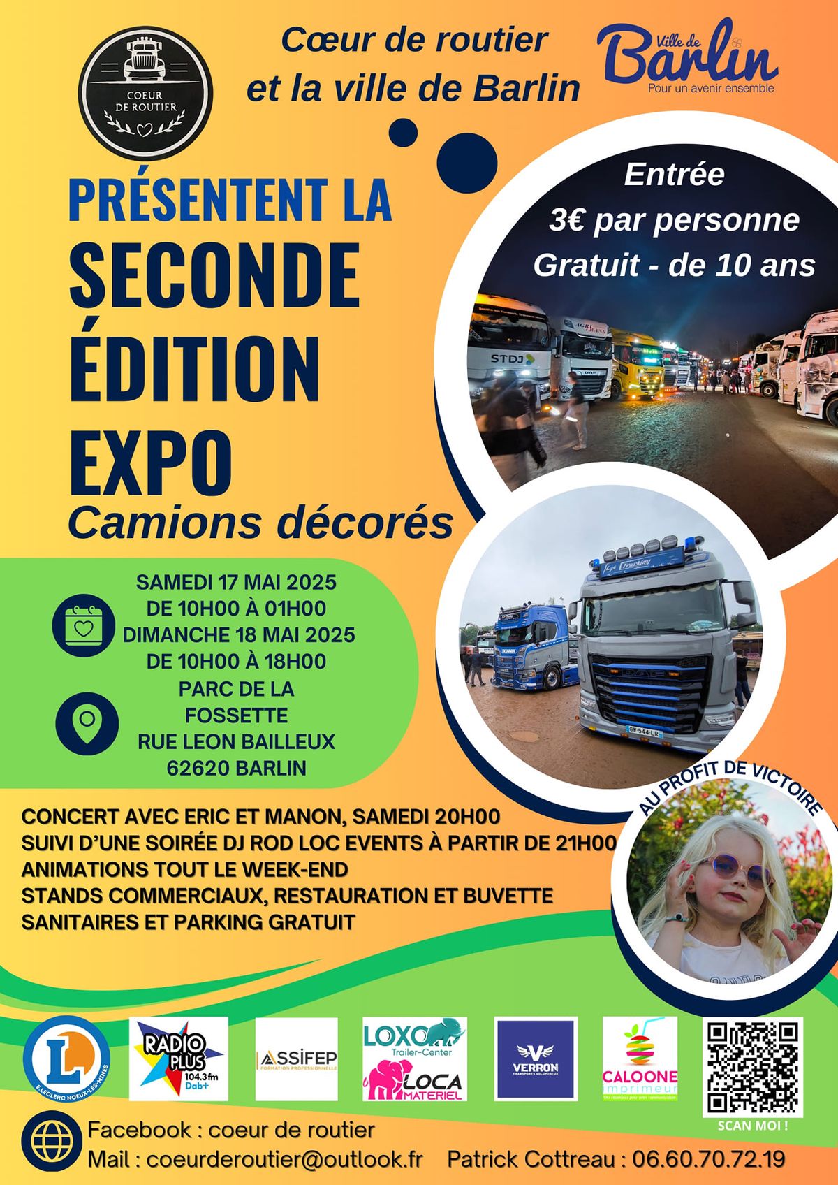 2\u00e8me Expo camions d\u00e9cor\u00e9s BARLIN 