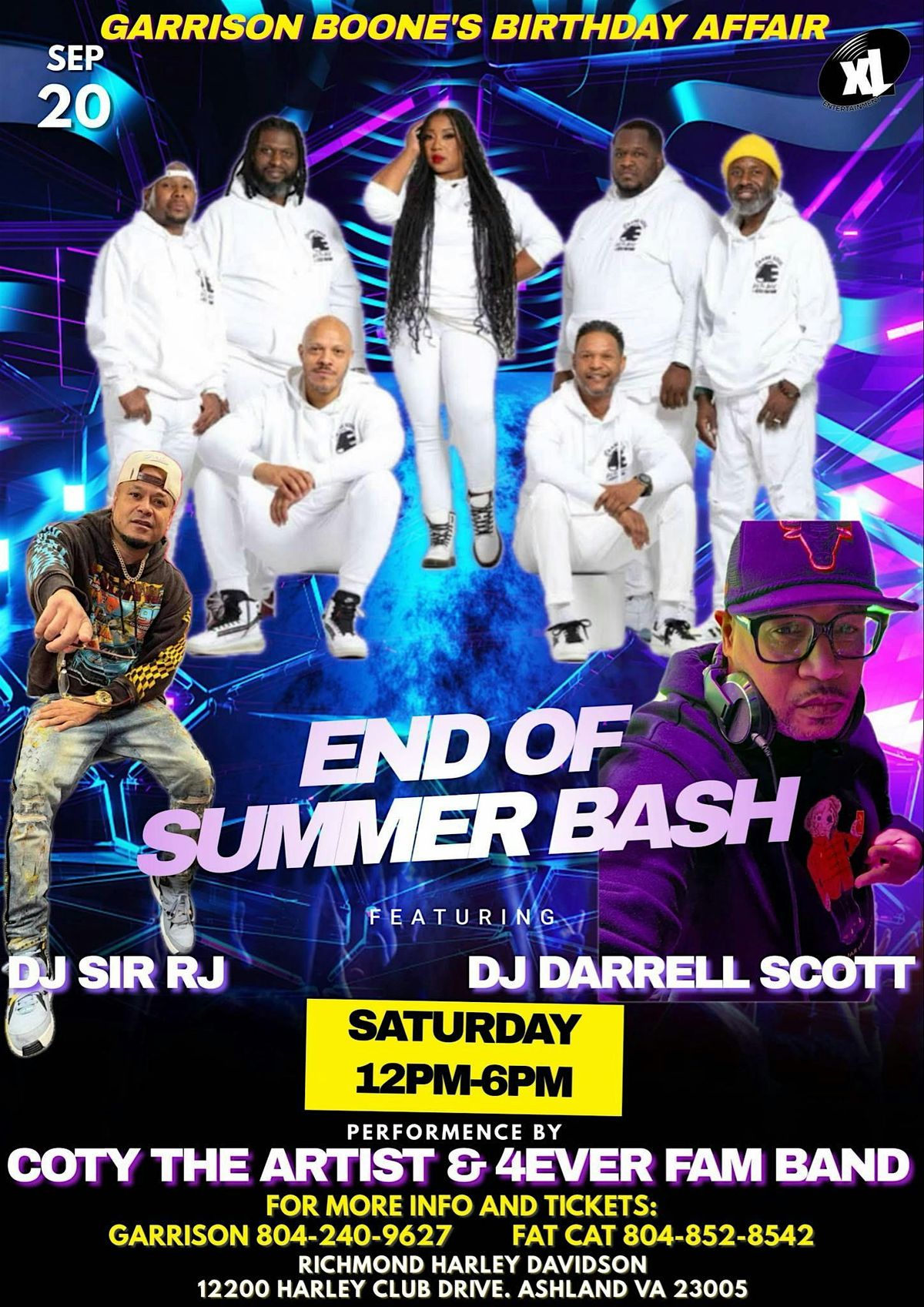 End of Summer  Featuring Coty The Artist & 4ever Fam Band