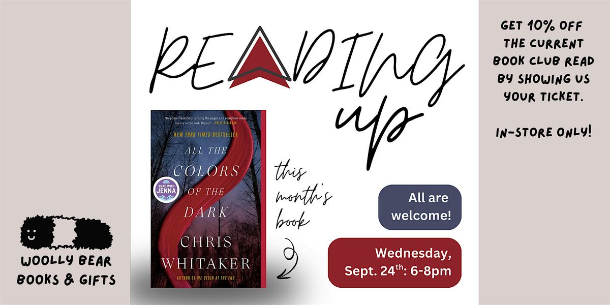 BOOK CLUB: Reading Up (Monthly Meeting)